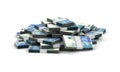 Stack of Israeli New Shekels Royalty Free Stock Photo