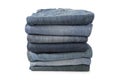 Stack jeans Royalty Free Stock Photo