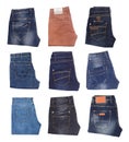 Stack Jeans Royalty Free Stock Photo