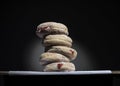 Stack of Jelly Donuts