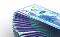 Stack of Kazakh Tenge