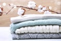 Stack knitted clothes cotton flower