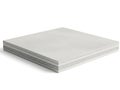Stack of light gray construction panels Royalty Free Stock Photo