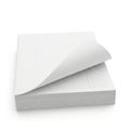 Stack of lined paper sheets Royalty Free Stock Photo