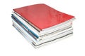 Stack of magazines Royalty Free Stock Photo