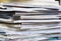 Stack of magazines Royalty Free Stock Photo