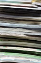 Stack of magazines Royalty Free Stock Photo