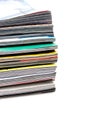 Stack of Magazines Royalty Free Stock Photo