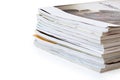 Stack of magazines Royalty Free Stock Photo