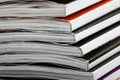 Stack of magazines Royalty Free Stock Photo