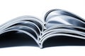 Stack of magazines and books Royalty Free Stock Photo