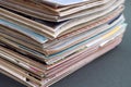 Stack of magazines Royalty Free Stock Photo