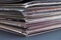 Stack of magazines Royalty Free Stock Photo