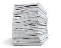 Stack of Magazines / Notebooks Royalty Free Stock Photo