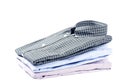 Stack of Men's Shirts Royalty Free Stock Photo