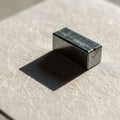 Staples are arranged in a rectangular block, with visible striations on Royalty Free Stock Photo