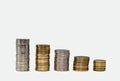 stack of money coins Royalty Free Stock Photo