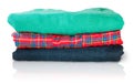 Stack Of Multicolored Casual Clothes