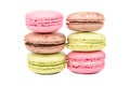 Stack multicolored macaroon Royalty Free Stock Photo
