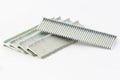 Stack of nails used in a nailgun(nailgun bullet) Royalty Free Stock Photo
