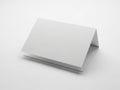 A stack of neatly arranged white paper sheets on a flat surface Royalty Free Stock Photo