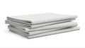 Stack of neatly folded white paper sheets ready for use Royalty Free Stock Photo