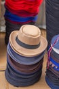 Felt Fedora Hats Royalty Free Stock Photo