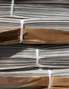 Stack of newspapers Royalty Free Stock Photo