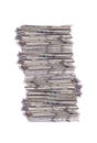 Stack of newspapers Royalty Free Stock Photo