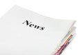 Stack of newspapers News Royalty Free Stock Photo