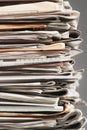 Stack of Newspapers For Recycling