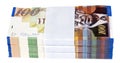 Isolated 100 NIS Bills Stack Royalty Free Stock Photo