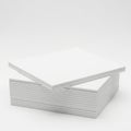 Stack of notepads, isolated on white background Royalty Free Stock Photo