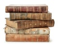 A stack of old books. Royalty Free Stock Photo