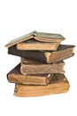 Stack of Old Books / Vintage Royalty Free Stock Photo
