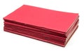 Stack of old exercise books Royalty Free Stock Photo