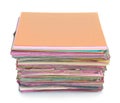 Stack of old files folder Royalty Free Stock Photo