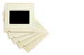 Stack of old film slides Royalty Free Stock Photo