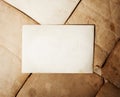 Stack old papers Royalty Free Stock Photo