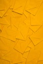 Stack of orange envelopes, background abstract Royalty Free Stock Photo