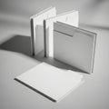 Stack of organized file folders Royalty Free Stock Photo