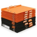 Stack of organized file folders Royalty Free Stock Photo