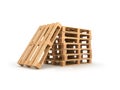 Stack pallets Royalty Free Stock Photo