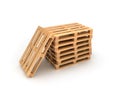 Stack pallets Royalty Free Stock Photo