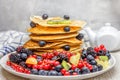 A stack of pancakes Royalty Free Stock Photo