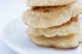 Stack of pancakes, close up Royalty Free Stock Photo