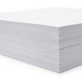Stack of paper sheets isolated on transparent background Royalty Free Stock Photo