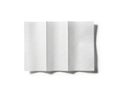 Stack of paper sheets isolated on white background Royalty Free Stock Photo