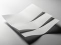 Stack of paper sheets isolated on white background Royalty Free Stock Photo