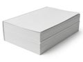 Stack of paper sheets isolated on white background Royalty Free Stock Photo